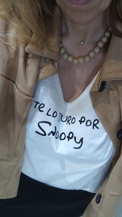 Camiseta "te lo juro por Snoopy"